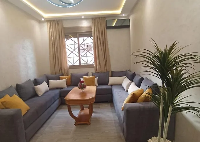 Appartement Mima Marrakech Proche Centre Ville, Calme Et Spacieux